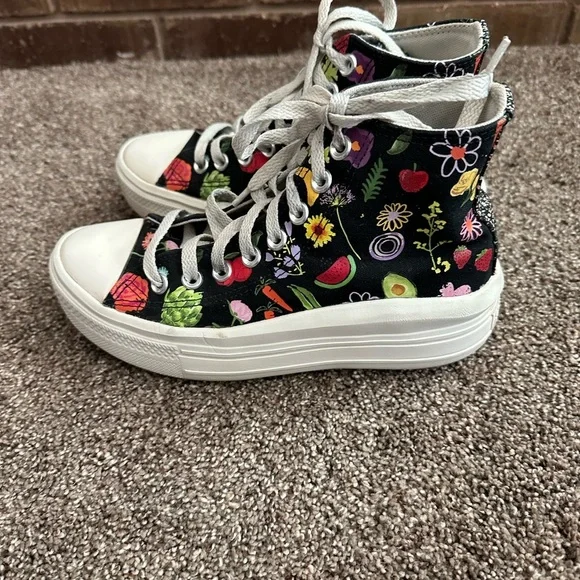 Converse Chuck Taylor All Star "Things To Grow" High Tops Size 7 - Picture 6 of 11